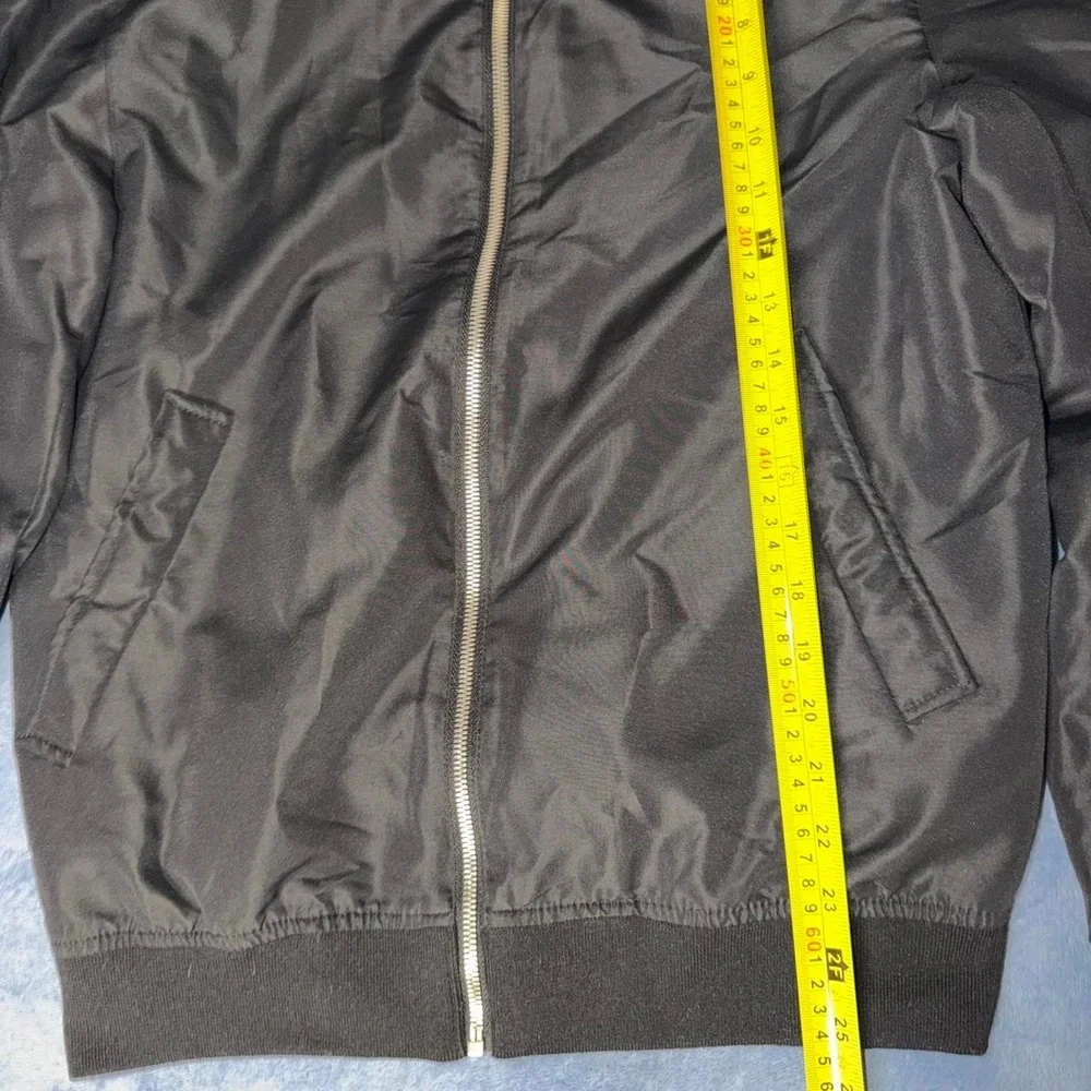 Zara Black Bomber Jacket
